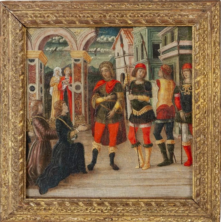 Scene di corte - attribuito